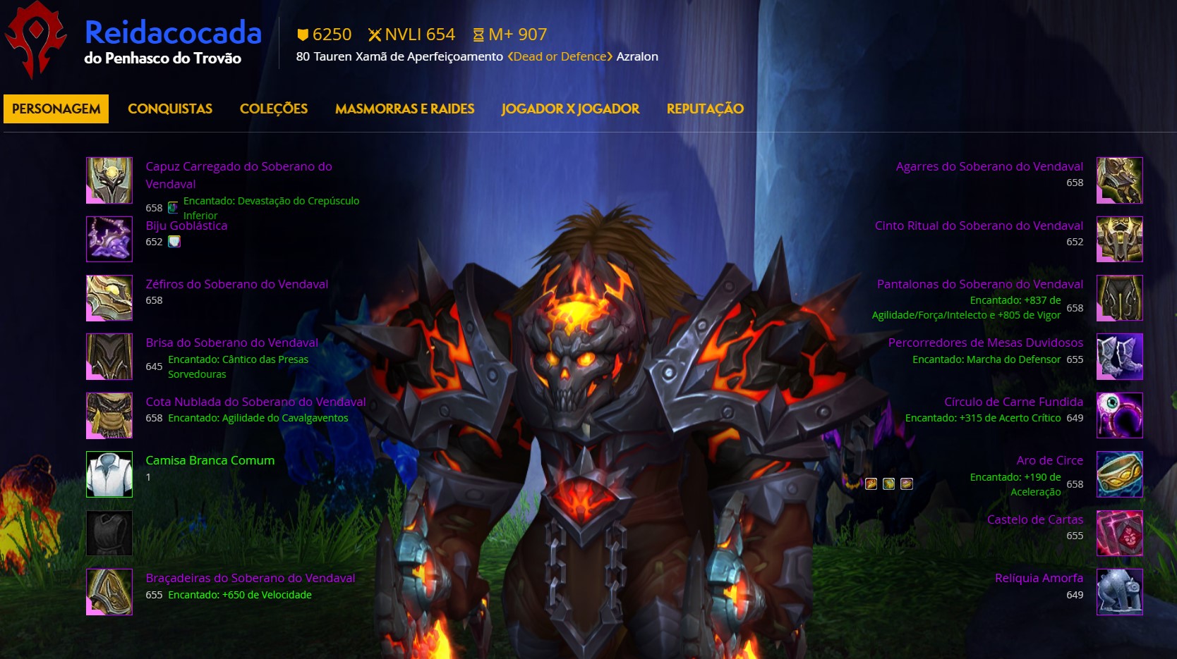 Meu shaman reidacocada no WOW